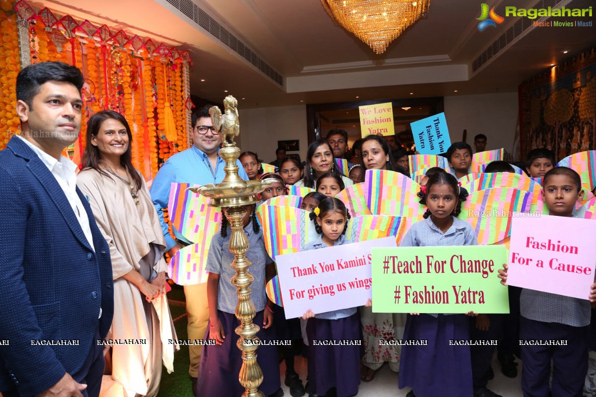 Kamini Saraf's Fashion Yatra at Taj Krishna