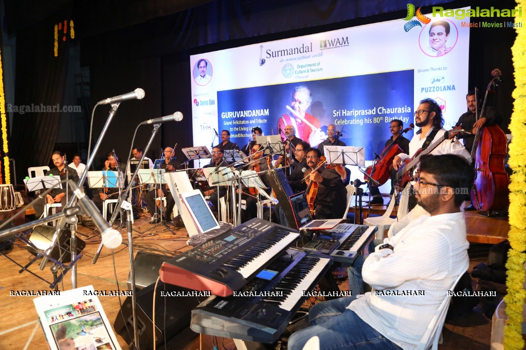 Guruvandanam - A Tribute to Living Legend Sri Hariprasad Chaurasia 80th Birthday Celebrations at Ravindra Bharathi