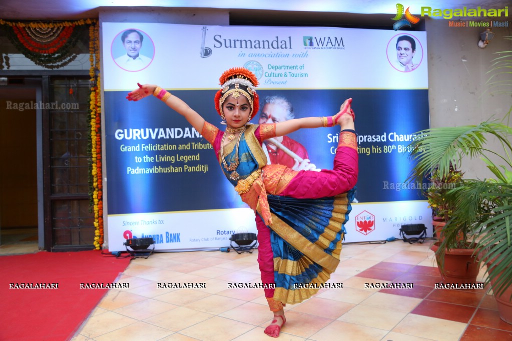 Guruvandanam - A Tribute to Living Legend Sri Hariprasad Chaurasia 80th Birthday Celebrations at Ravindra Bharathi