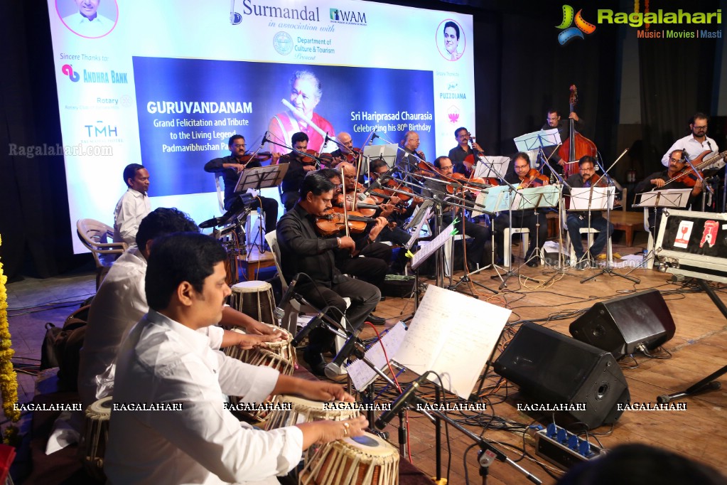 Guruvandanam - A Tribute to Living Legend Sri Hariprasad Chaurasia 80th Birthday Celebrations at Ravindra Bharathi