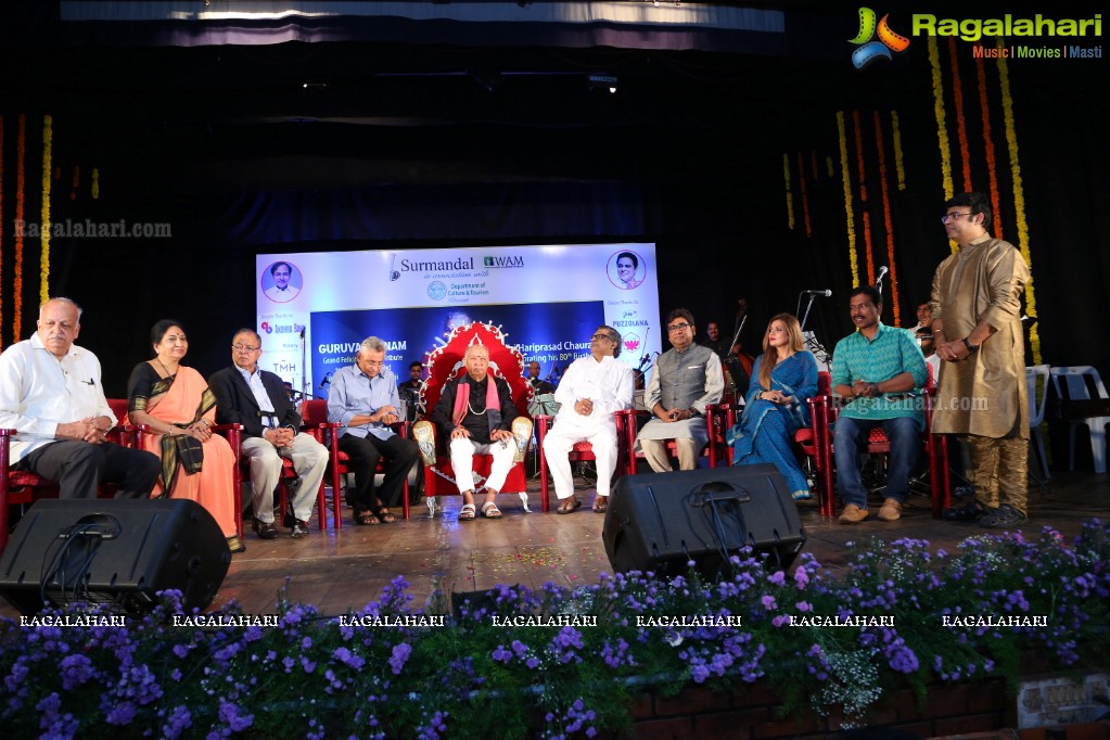 Guruvandanam - A Tribute to Living Legend Sri Hariprasad Chaurasia 80th Birthday Celebrations at Ravindra Bharathi