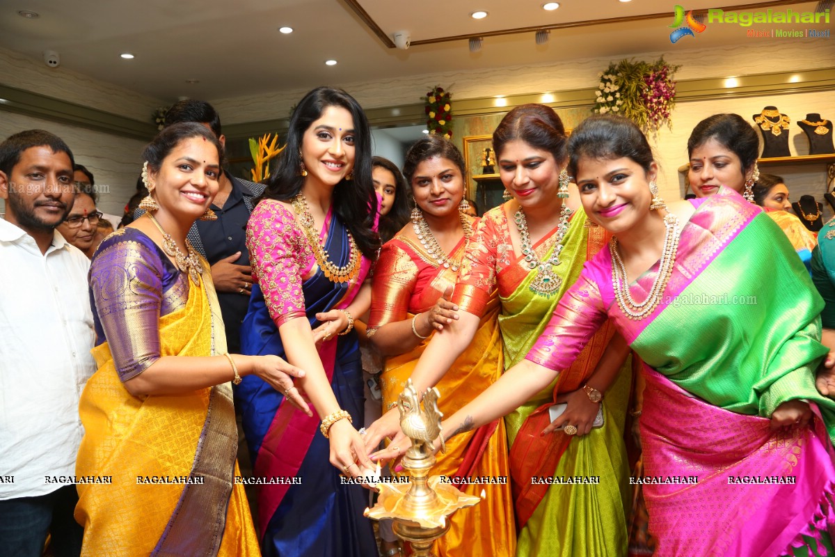 Regina Cassandra launches Hiyaa and Laasya Jewellers at AS Rao Nagar, Hyderabad