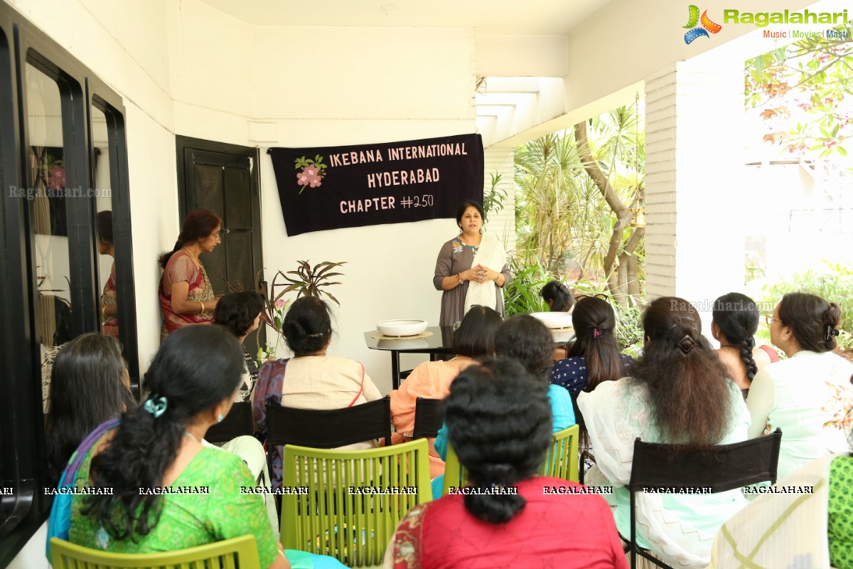 Ikebana Demonstration by the First Master Horen Sharda Reddy