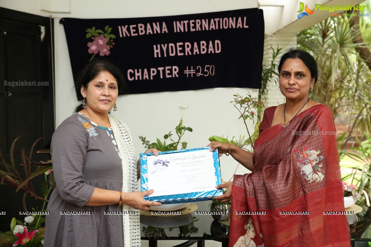 Ikebana Demonstration by the First Master Horen Sharda Reddy