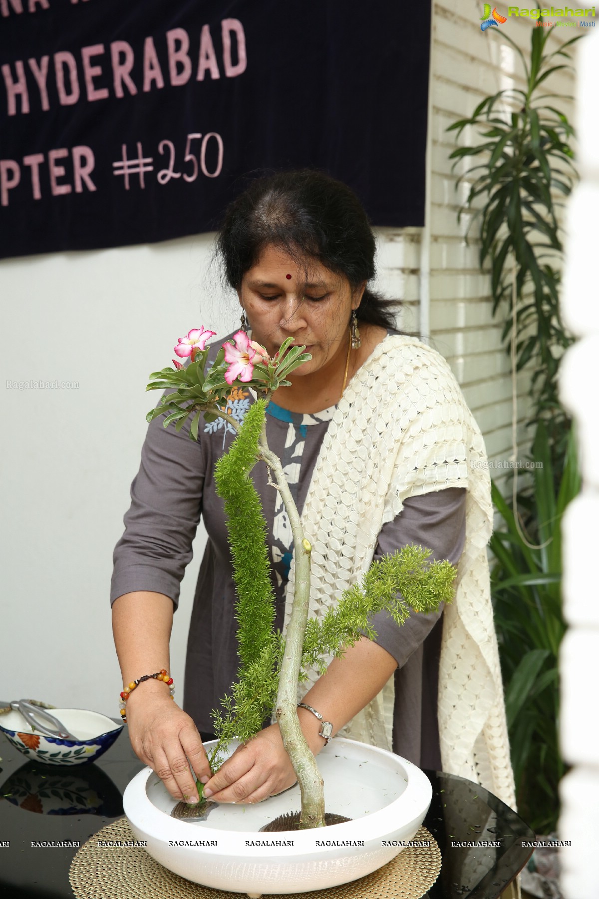 Ikebana Demonstration by the First Master Horen Sharda Reddy