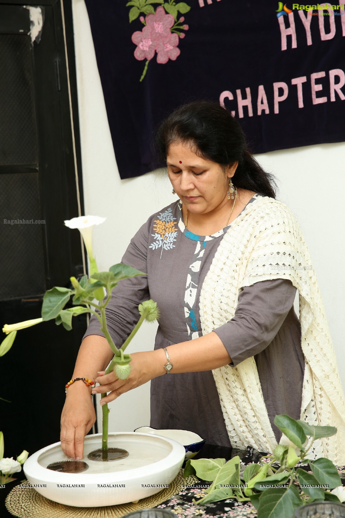 Ikebana Demonstration by the First Master Horen Sharda Reddy