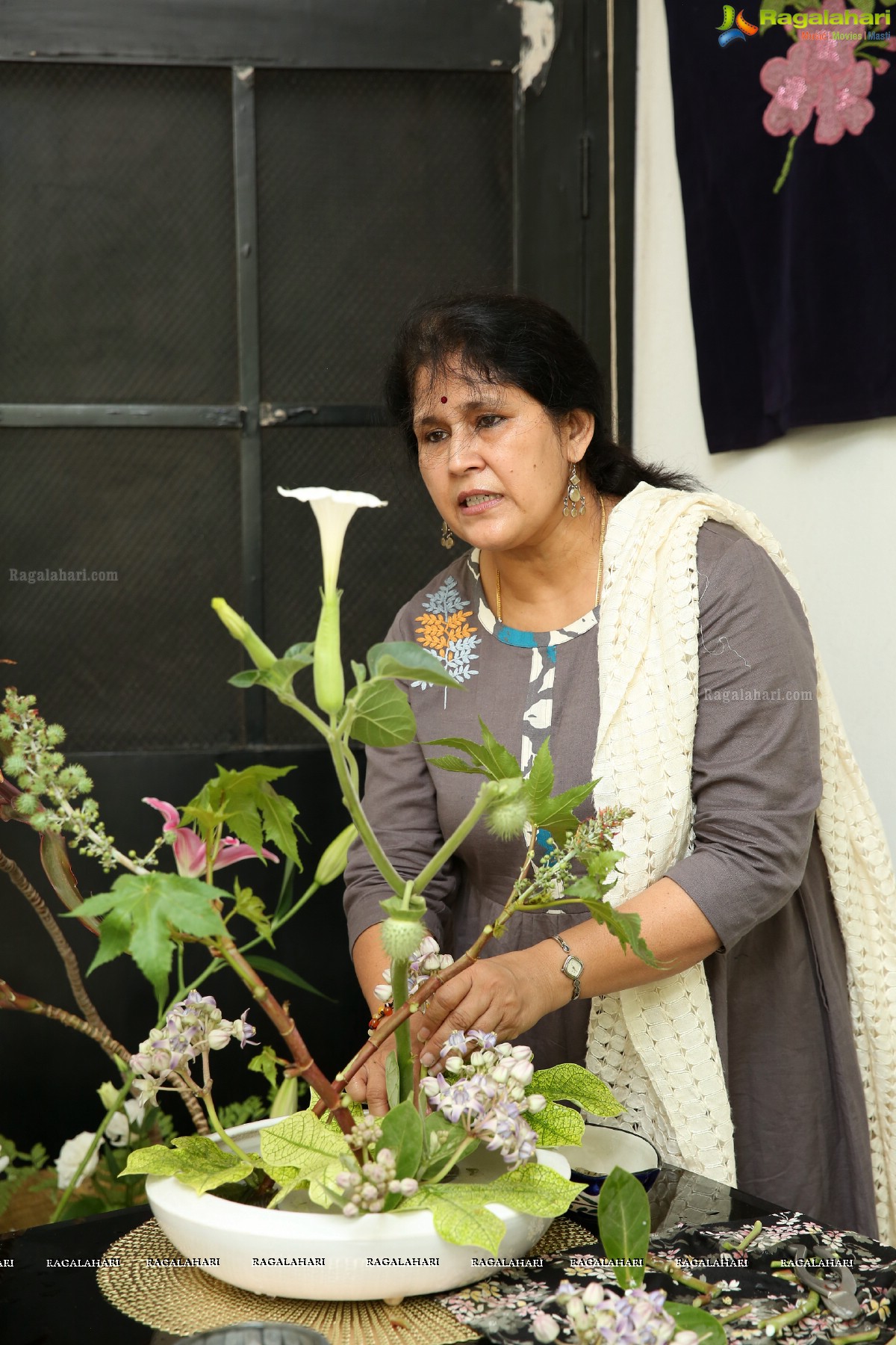 Ikebana Demonstration by the First Master Horen Sharda Reddy