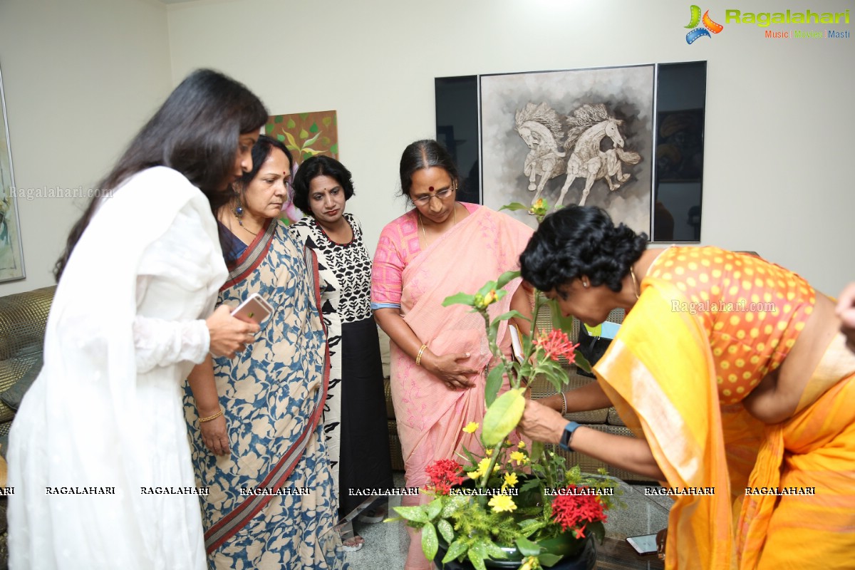 Ikebana Demonstration by the First Master Horen Sharda Reddy