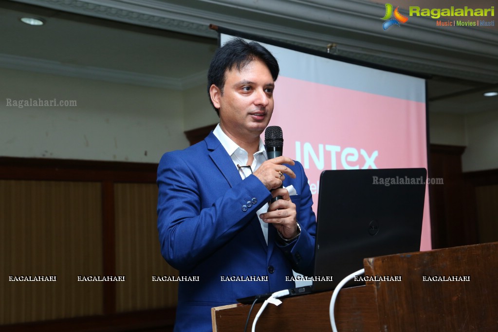 Intex Technologies New Full View Display Smartphone Range at Hotel Katriya, Hyderabad