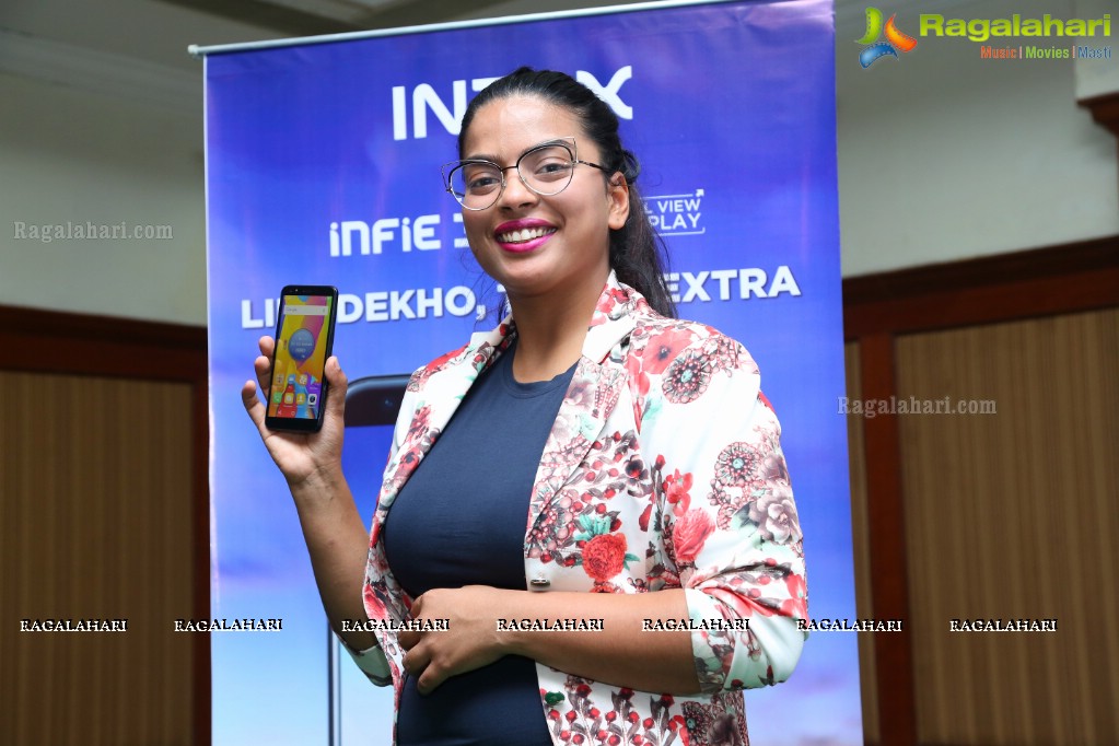 Intex Technologies New Full View Display Smartphone Range at Hotel Katriya, Hyderabad