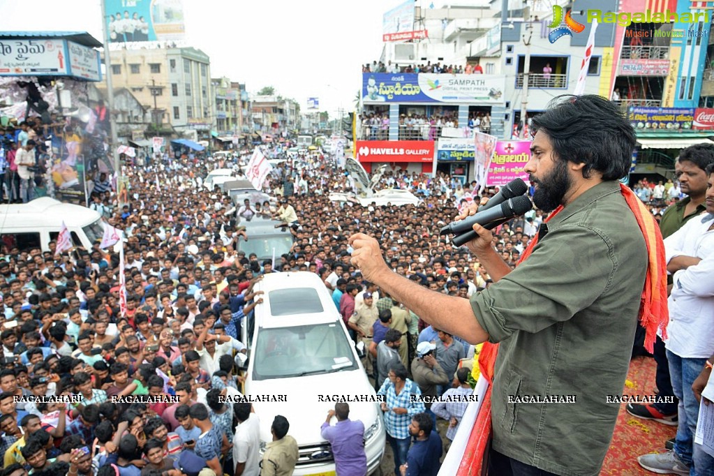 Pawan Kalyan Jana Sena Campaign in and around Vizag