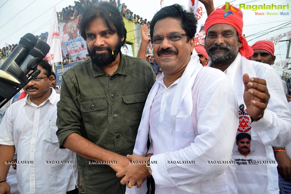 Pawan Kalyan Jana Sena Campaign in and around Vizag