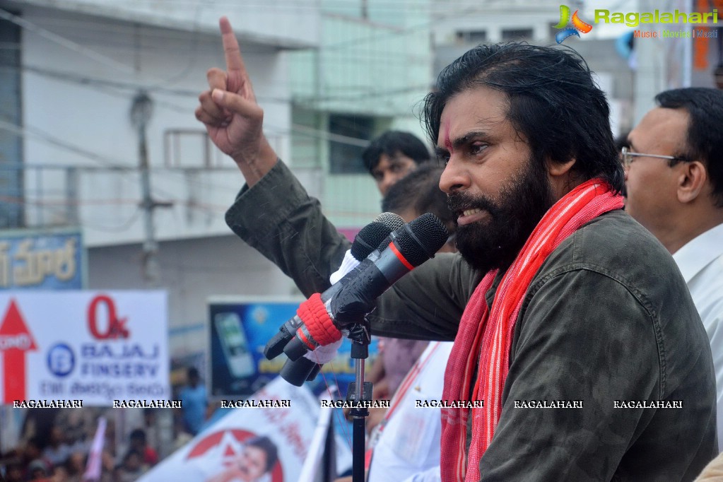 Pawan Kalyan Jana Sena Campaign in and around Vizag