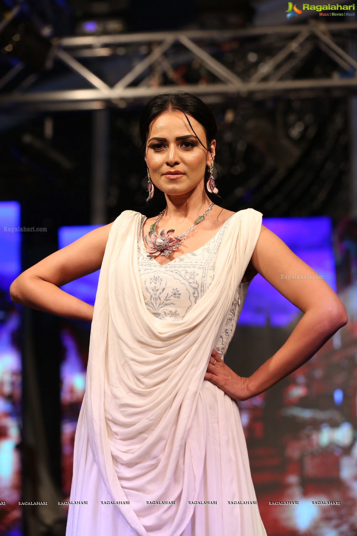 The Statement - Jewllery Exhibition Fashion Show at Taj Krishna