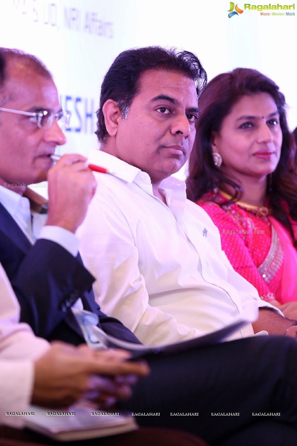 KT Rama Rao launches FLO TSIIC Industrial Park and handed over land allotment letters to 18 FLO Women Entrepreneurs