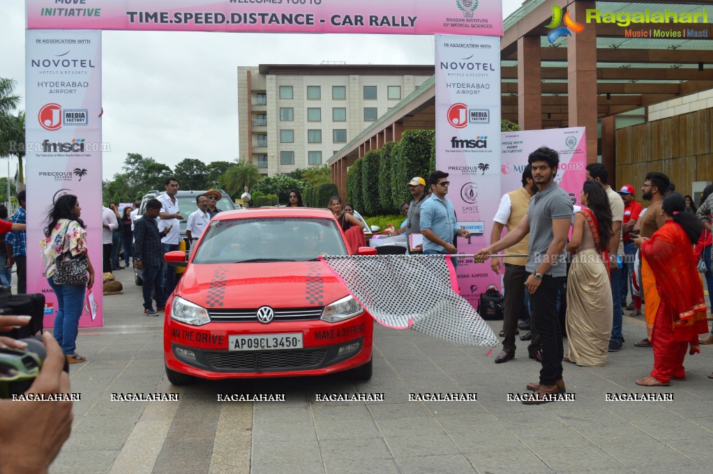 Move Mom Move TDS (Time, Distance & Speed) Car Rally at Novotel Hyderabad Airport, Shamshabad