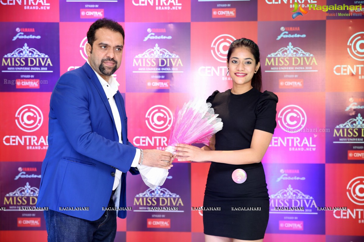 Miss Diva Miss Universe India 2018 Auditions at Mana Central, Punjagutta