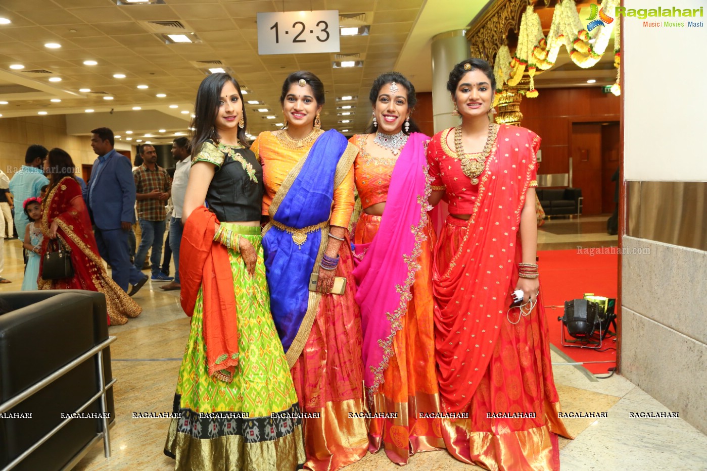 Grand Wedding Reception Ceremony of Ramana with Laya at HICC Novotel, Hyderabad