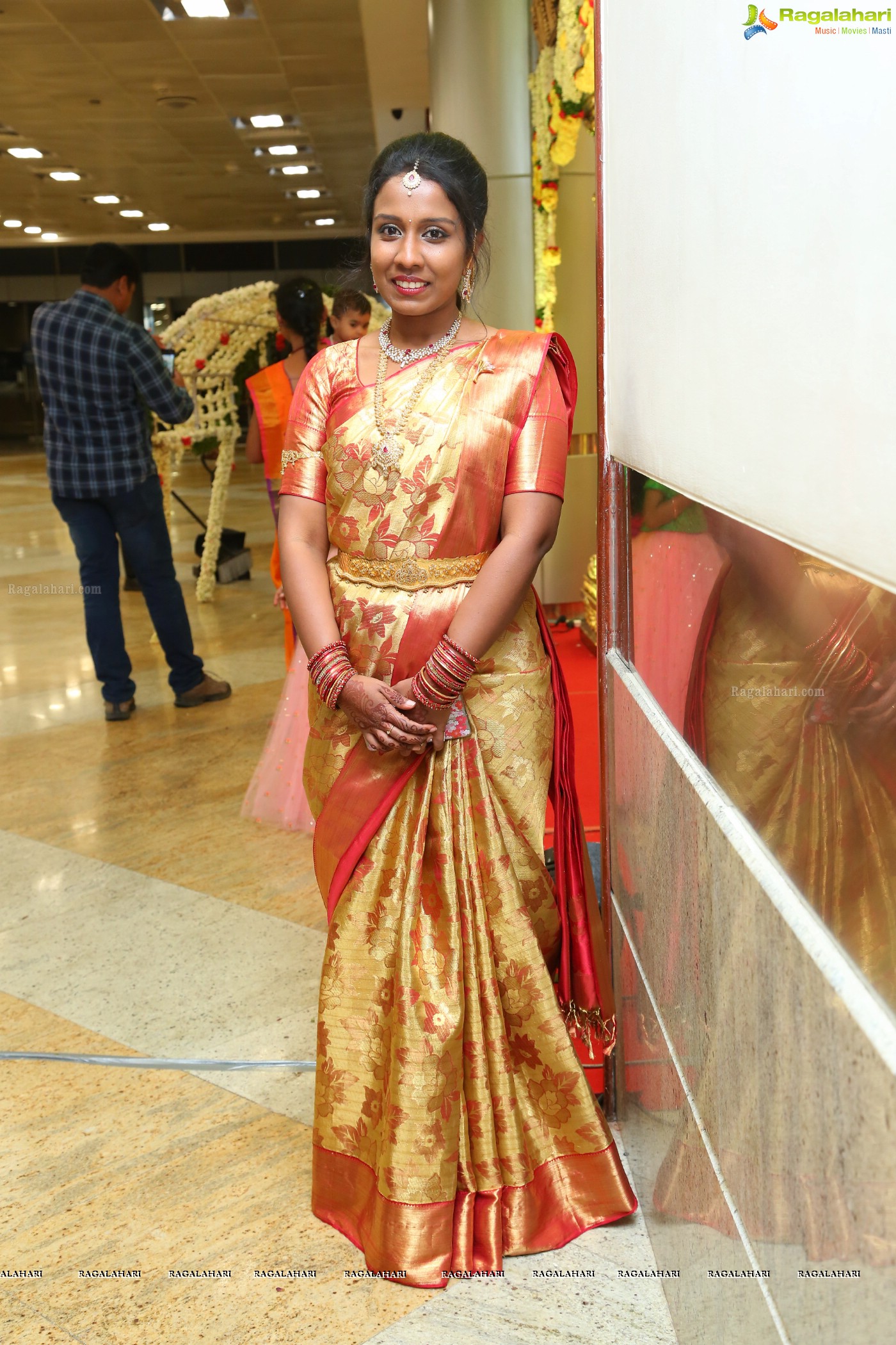 Grand Wedding Reception Ceremony of Ramana with Laya at HICC Novotel, Hyderabad