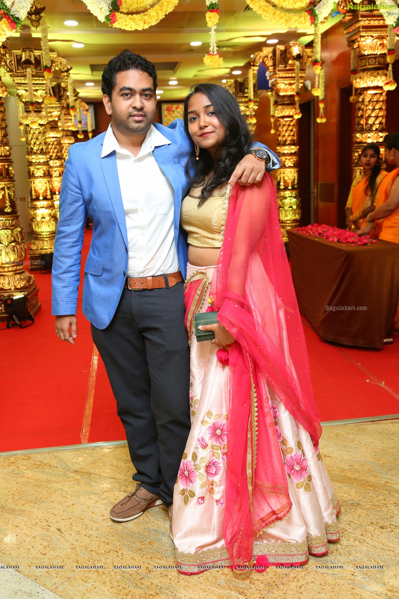 Grand Wedding Reception Ceremony of Ramana with Laya at HICC Novotel, Hyderabad