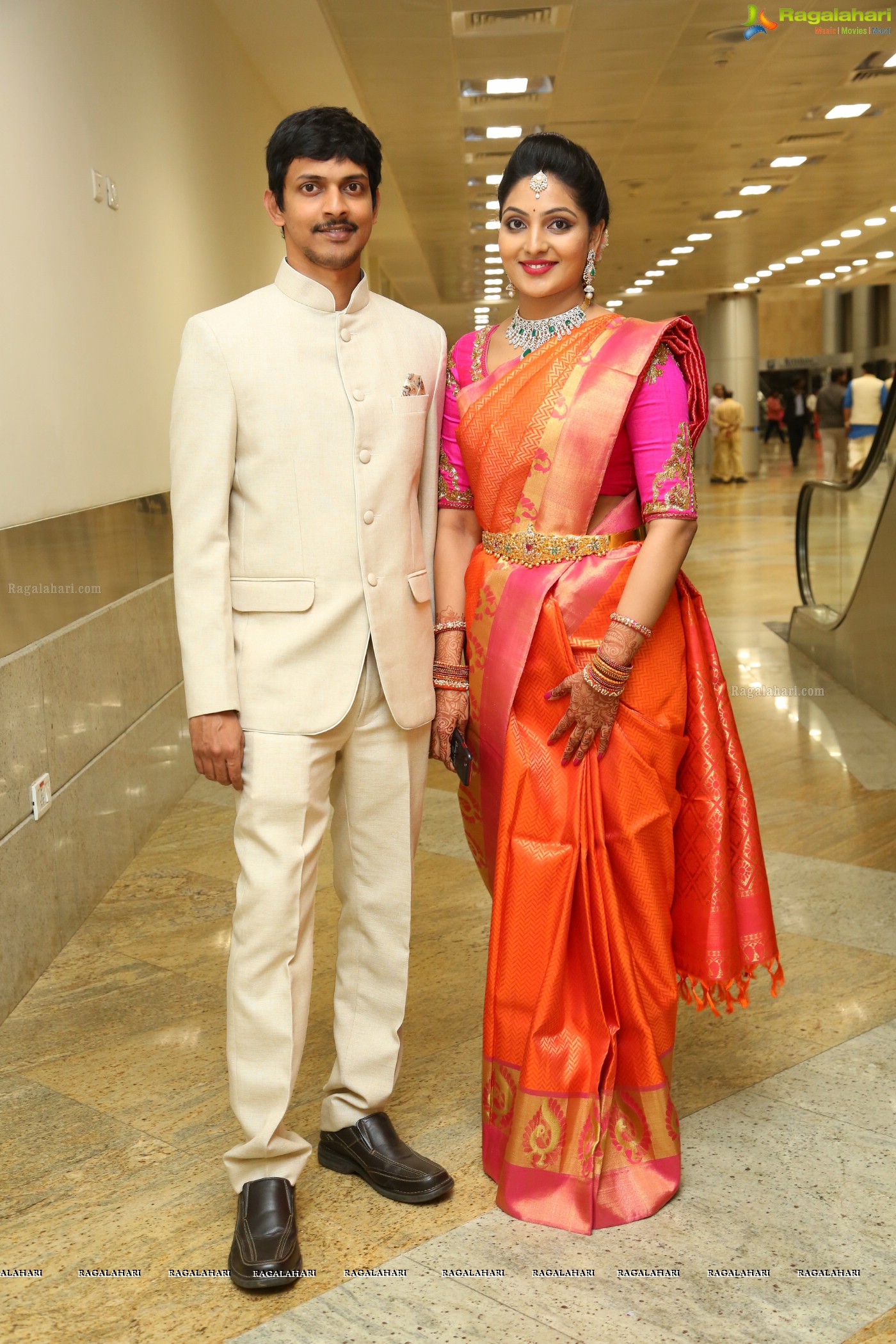 Grand Wedding Reception Ceremony of Ramana with Laya at HICC Novotel, Hyderabad