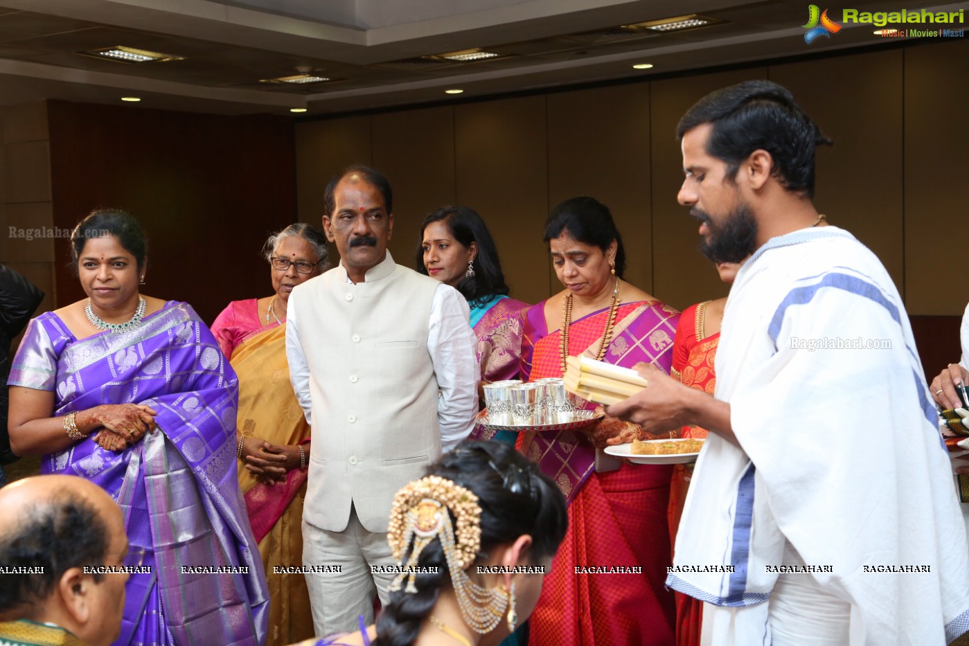 Grand Wedding Reception Ceremony of Ramana with Laya at HICC Novotel, Hyderabad