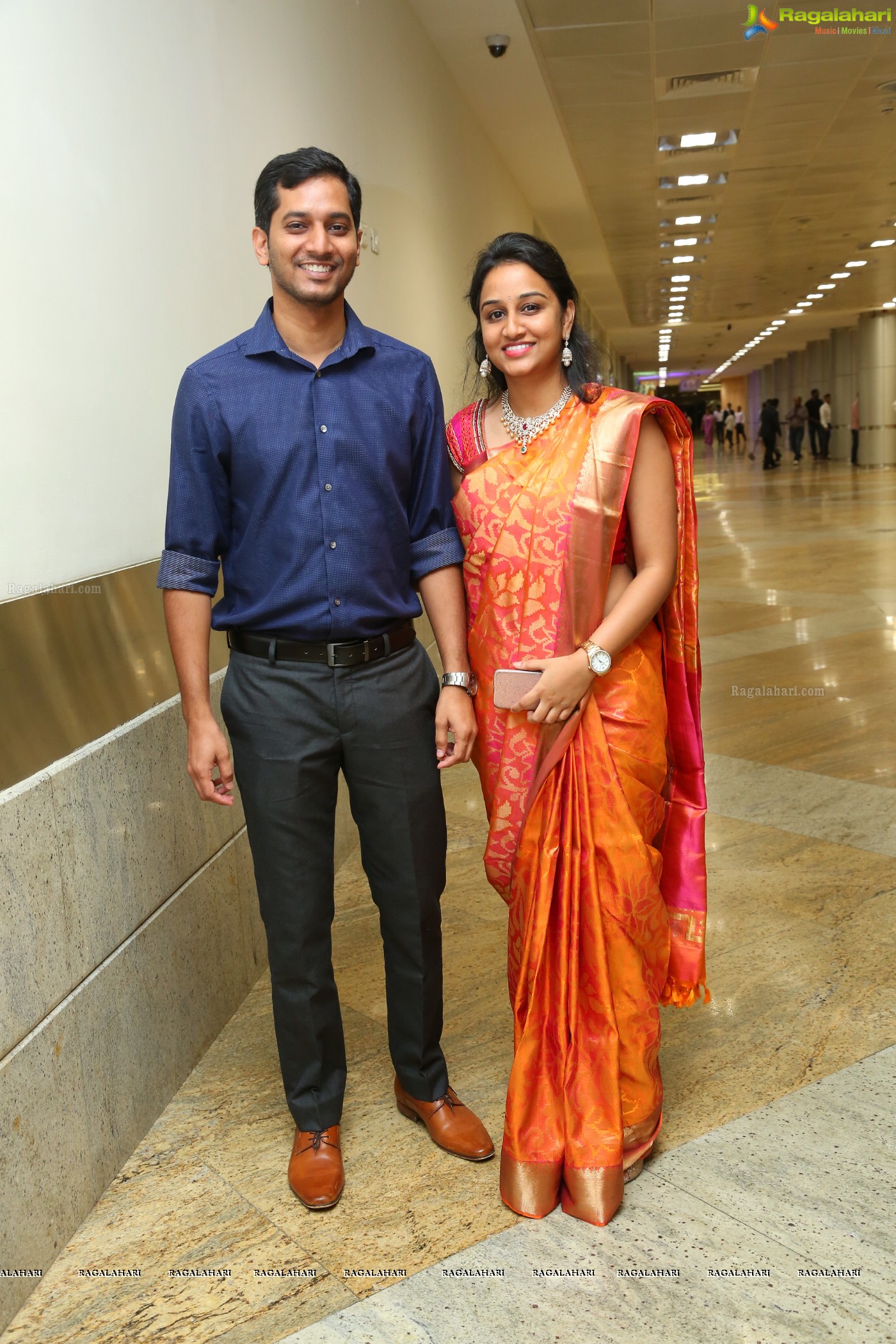 Grand Wedding Reception Ceremony of Ramana with Laya at HICC Novotel, Hyderabad