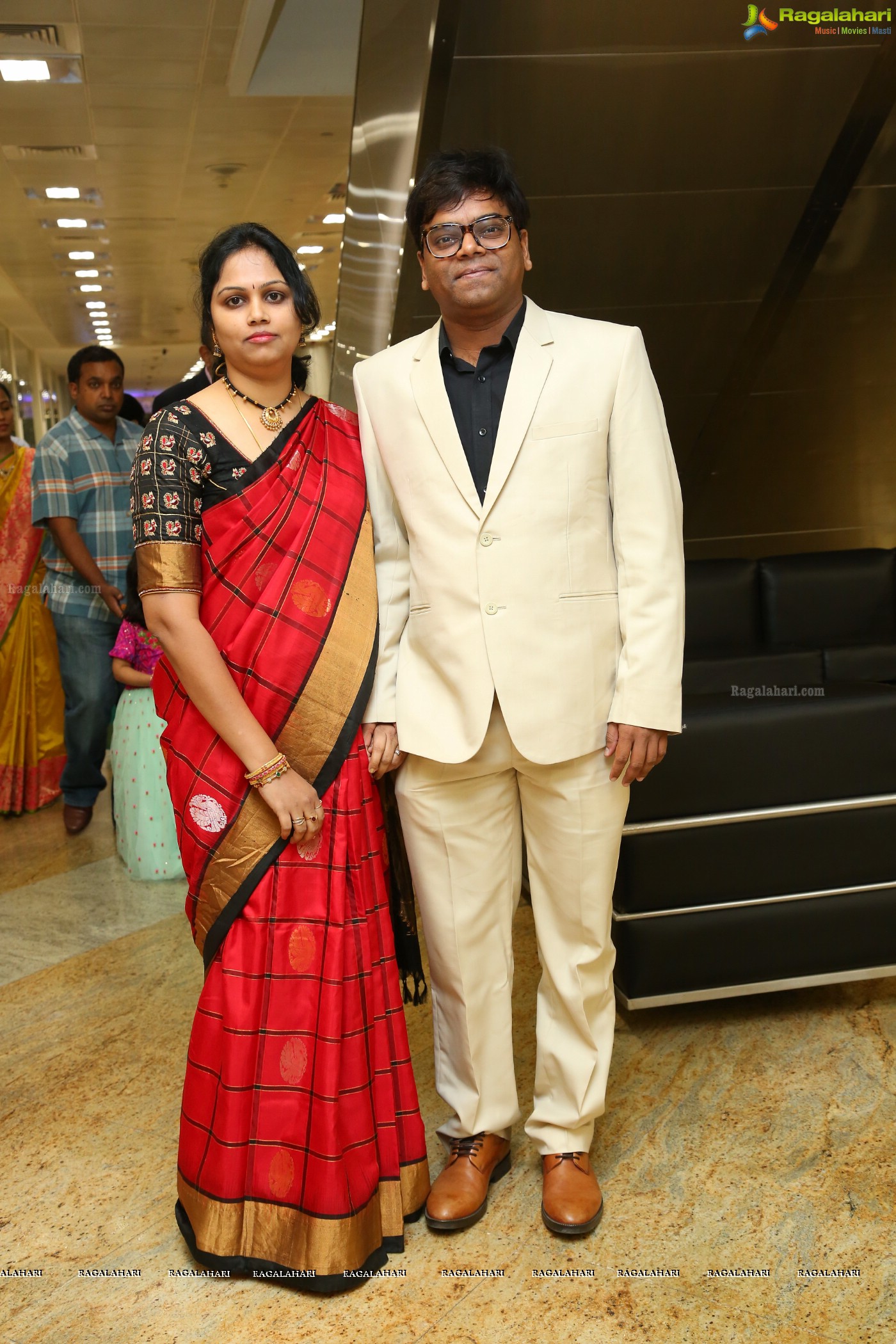 Grand Wedding Reception Ceremony of Ramana with Laya at HICC Novotel, Hyderabad