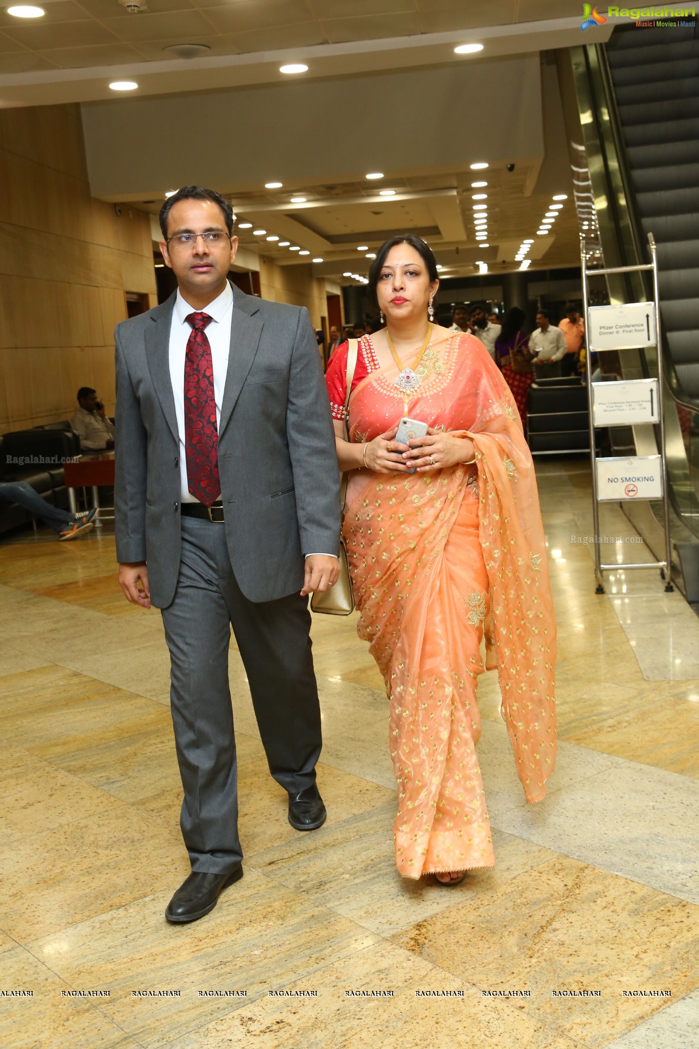 Grand Wedding Reception Ceremony of Ramana with Laya at HICC Novotel, Hyderabad