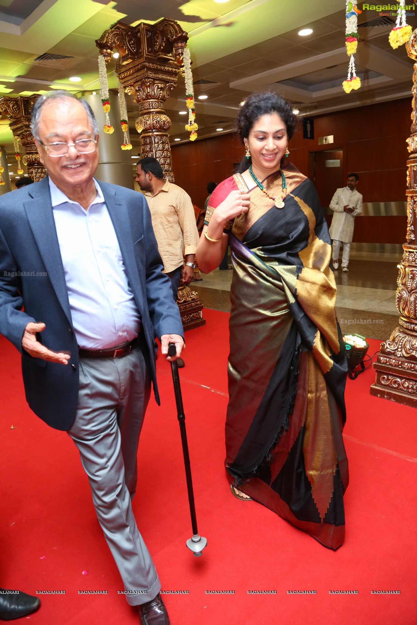 Grand Wedding Reception Ceremony of Ramana with Laya at HICC Novotel, Hyderabad