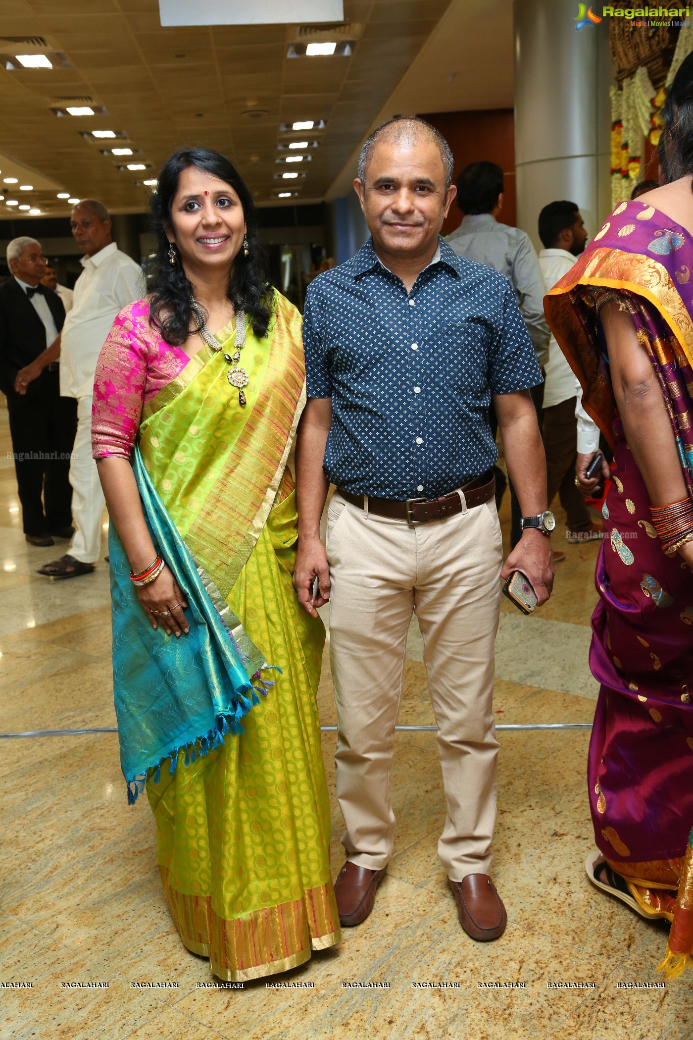 Grand Wedding Reception Ceremony of Ramana with Laya at HICC Novotel, Hyderabad