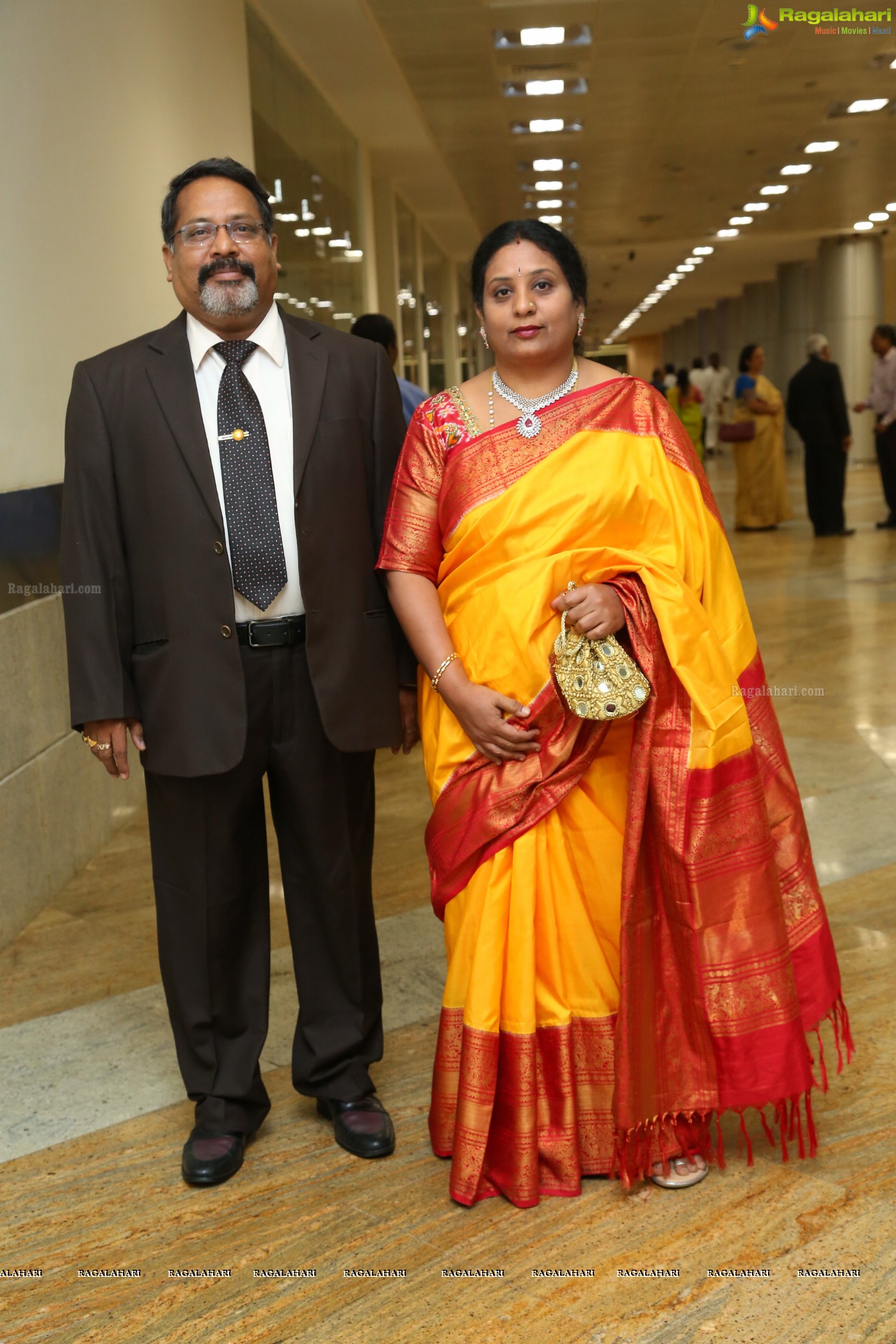 Grand Wedding Reception Ceremony of Ramana with Laya at HICC Novotel, Hyderabad