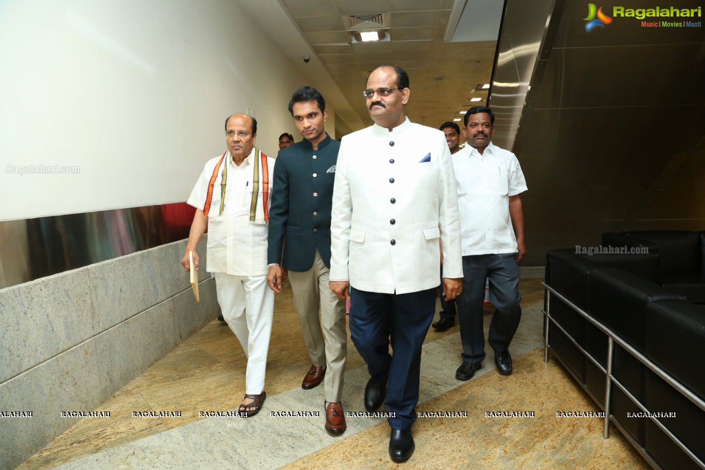 Grand Wedding Reception Ceremony of Ramana with Laya at HICC Novotel, Hyderabad