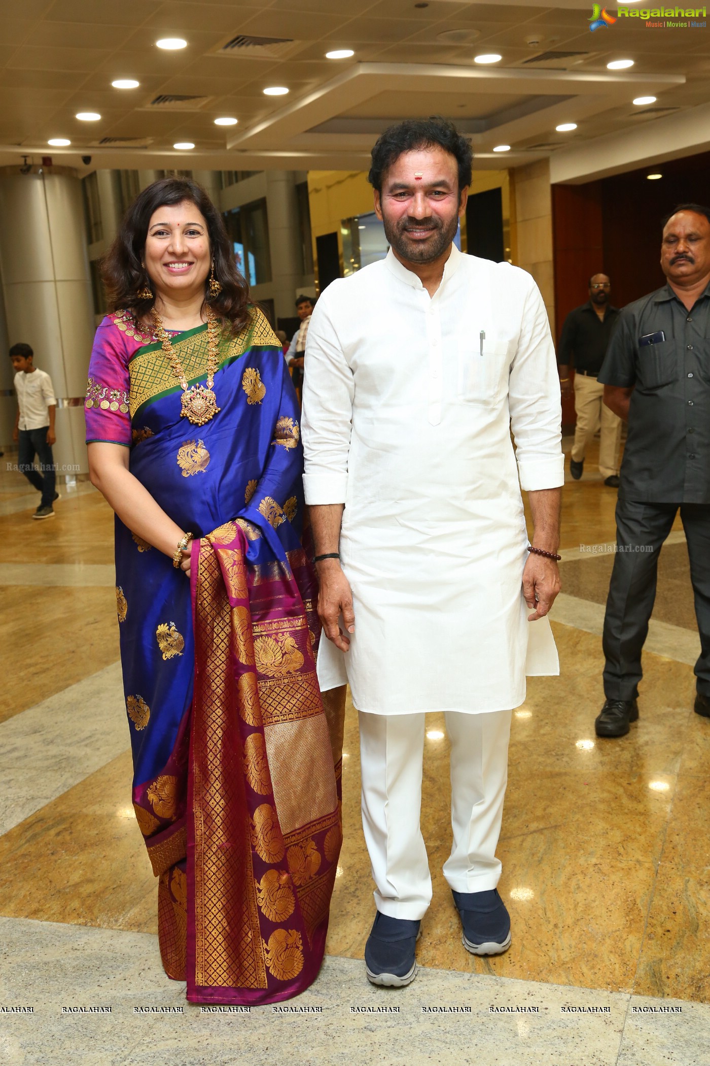 Grand Wedding Reception Ceremony of Ramana with Laya at HICC Novotel, Hyderabad