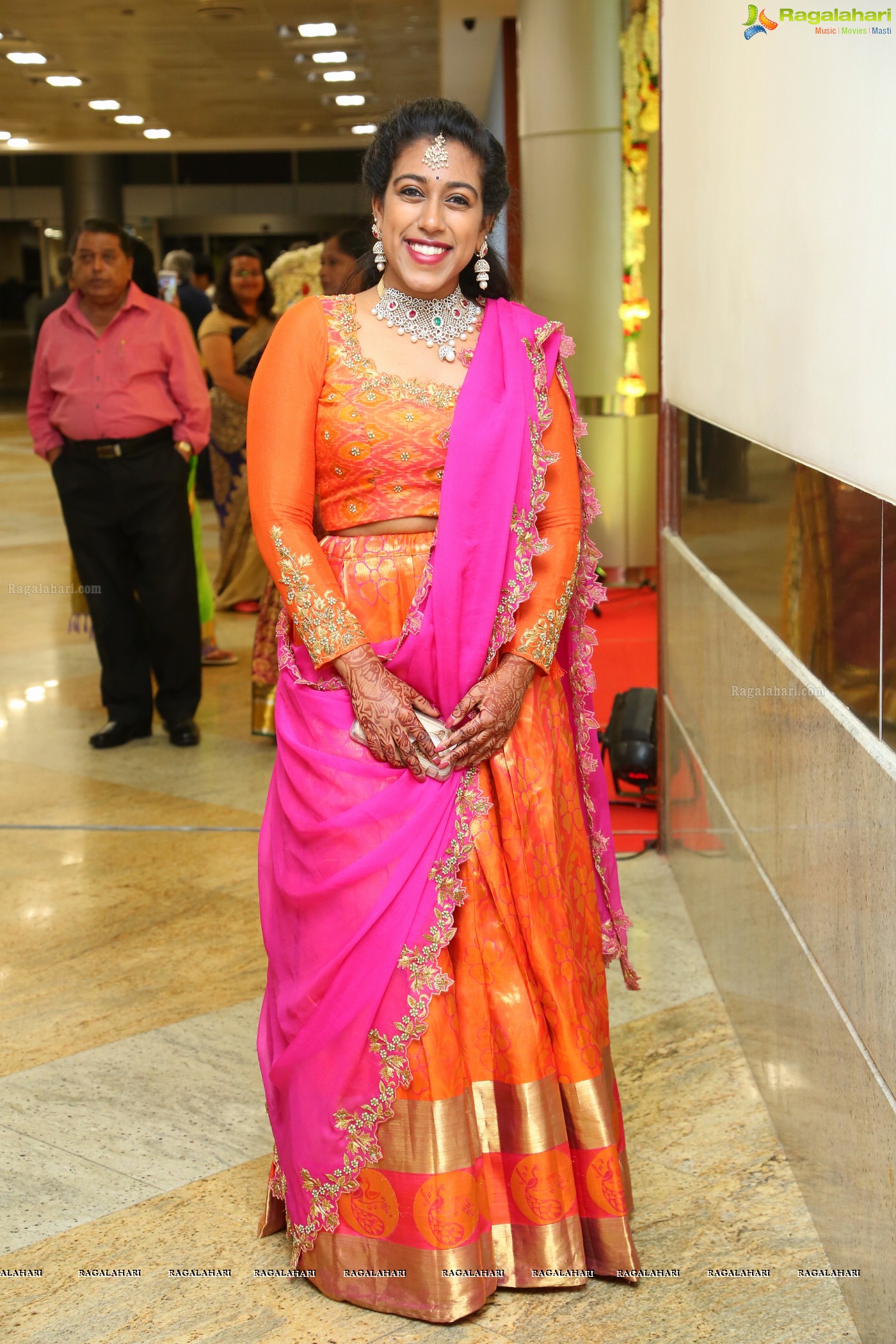 Grand Wedding Reception Ceremony of Ramana with Laya at HICC Novotel, Hyderabad