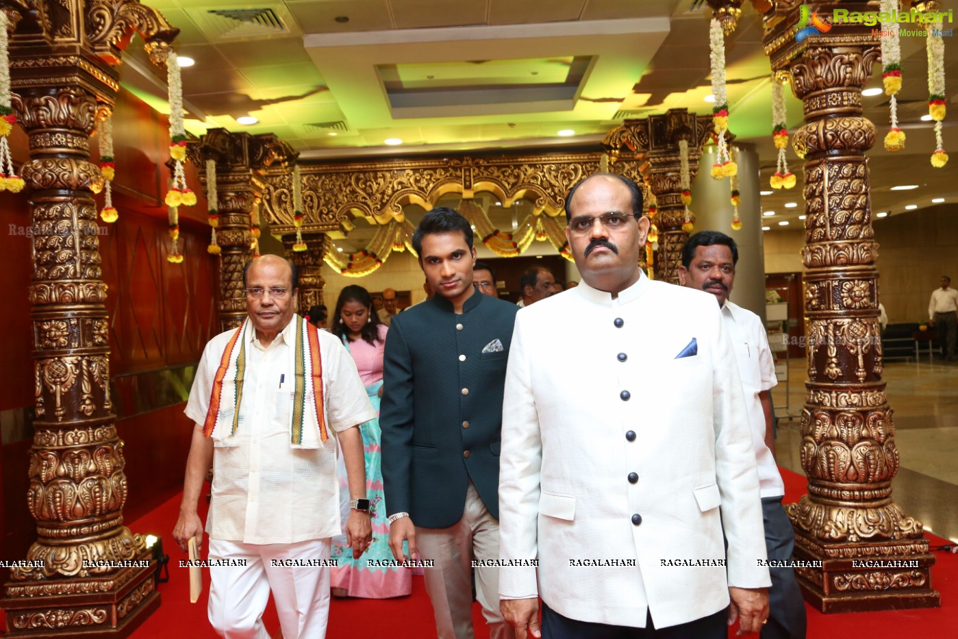 Grand Wedding Reception Ceremony of Ramana with Laya at HICC Novotel, Hyderabad