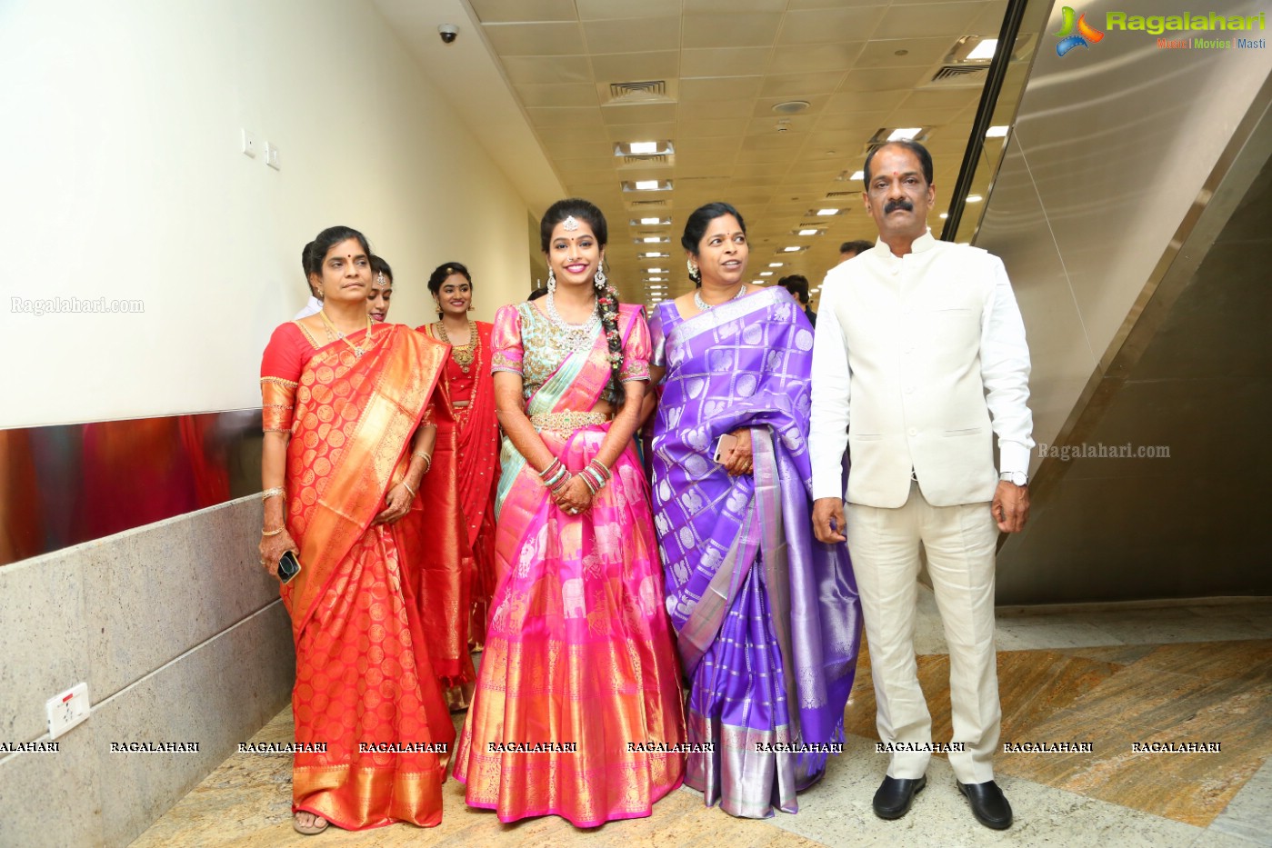 Grand Wedding Reception Ceremony of Ramana with Laya at HICC Novotel, Hyderabad