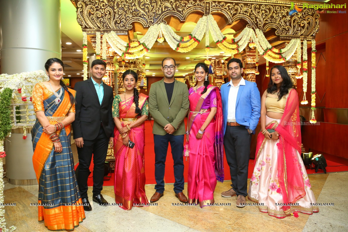 Grand Wedding Reception Ceremony of Ramana with Laya at HICC Novotel, Hyderabad