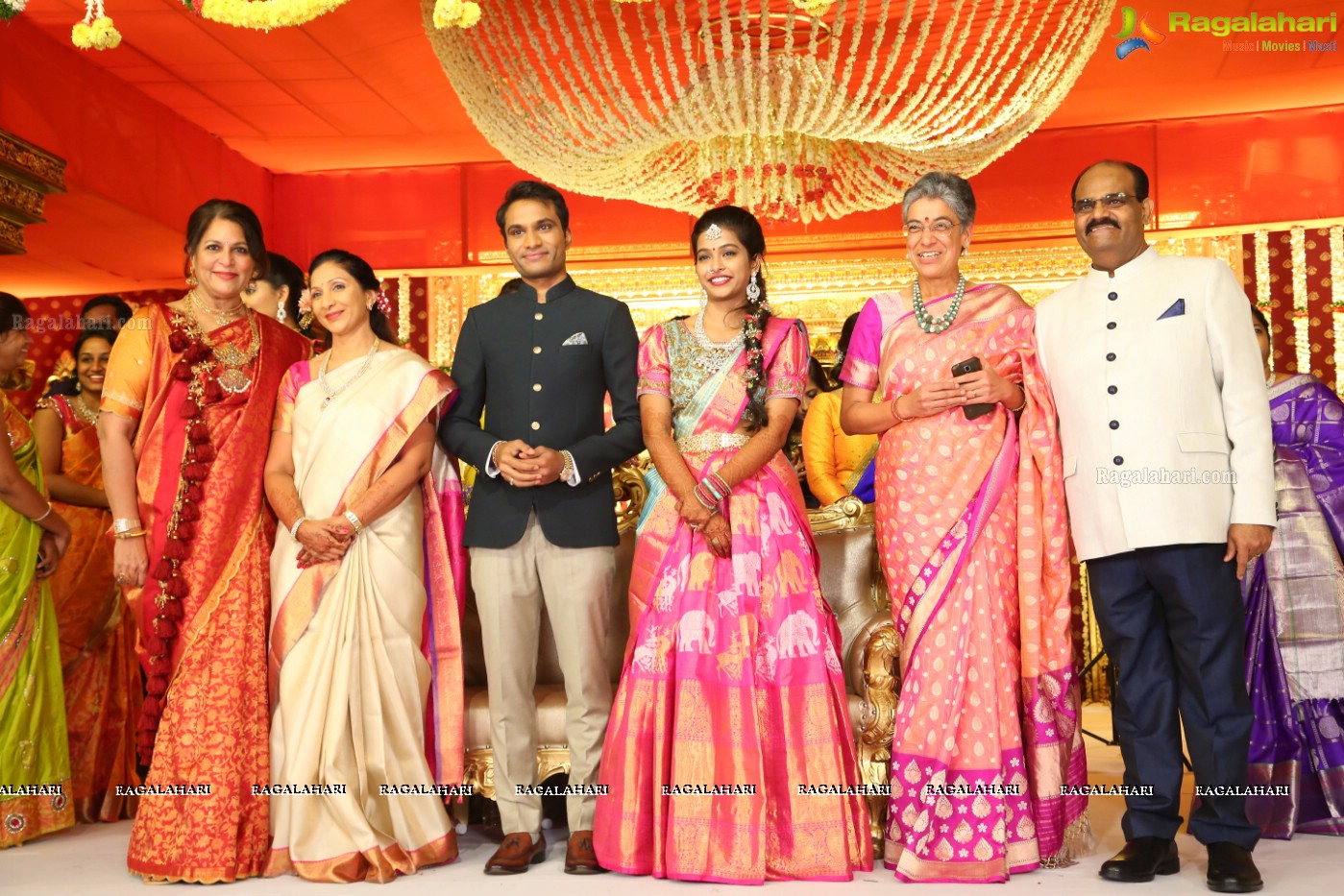 Grand Wedding Reception Ceremony of Ramana with Laya at HICC Novotel, Hyderabad