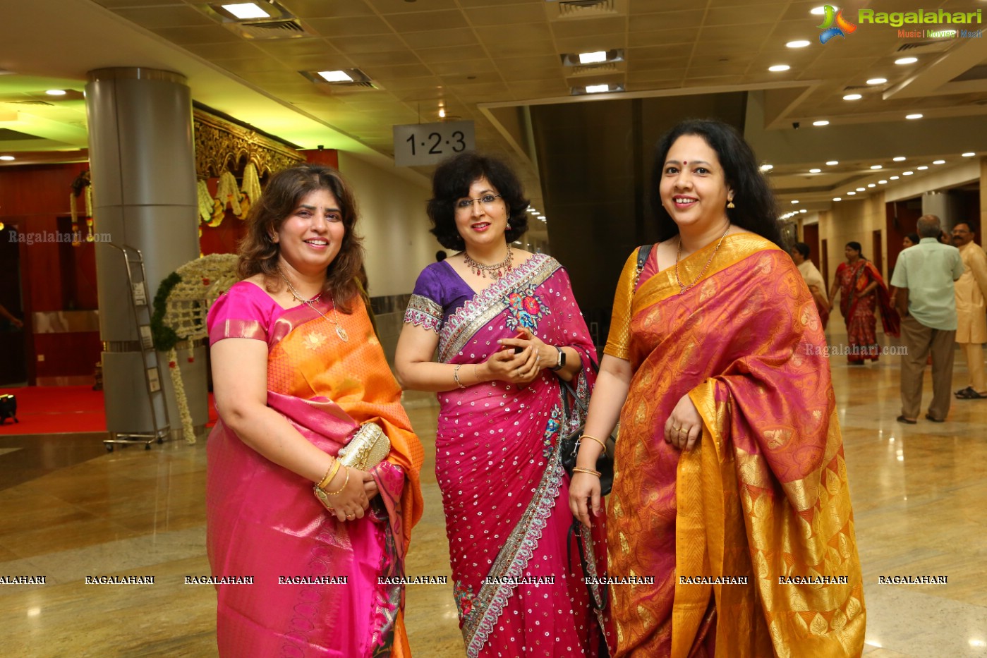 Grand Wedding Reception Ceremony of Ramana with Laya at HICC Novotel, Hyderabad