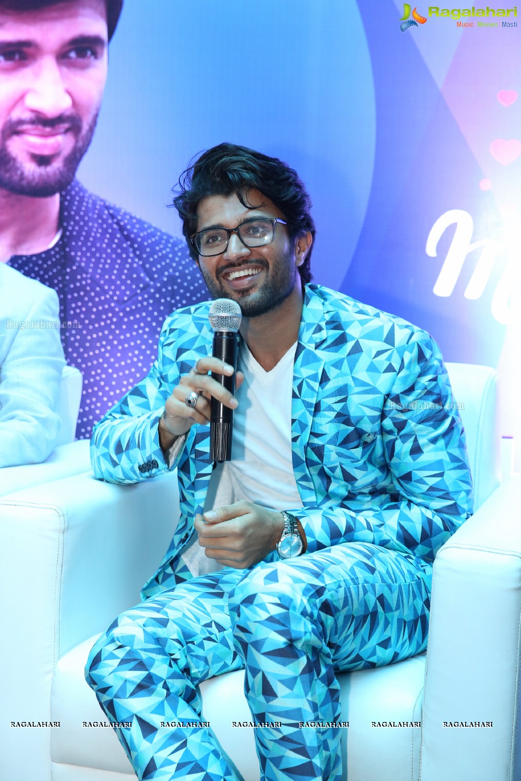 Sangeetha Mobiles Announcement of Vijay Devarakonda as Brand Ambassador at St Mary's College