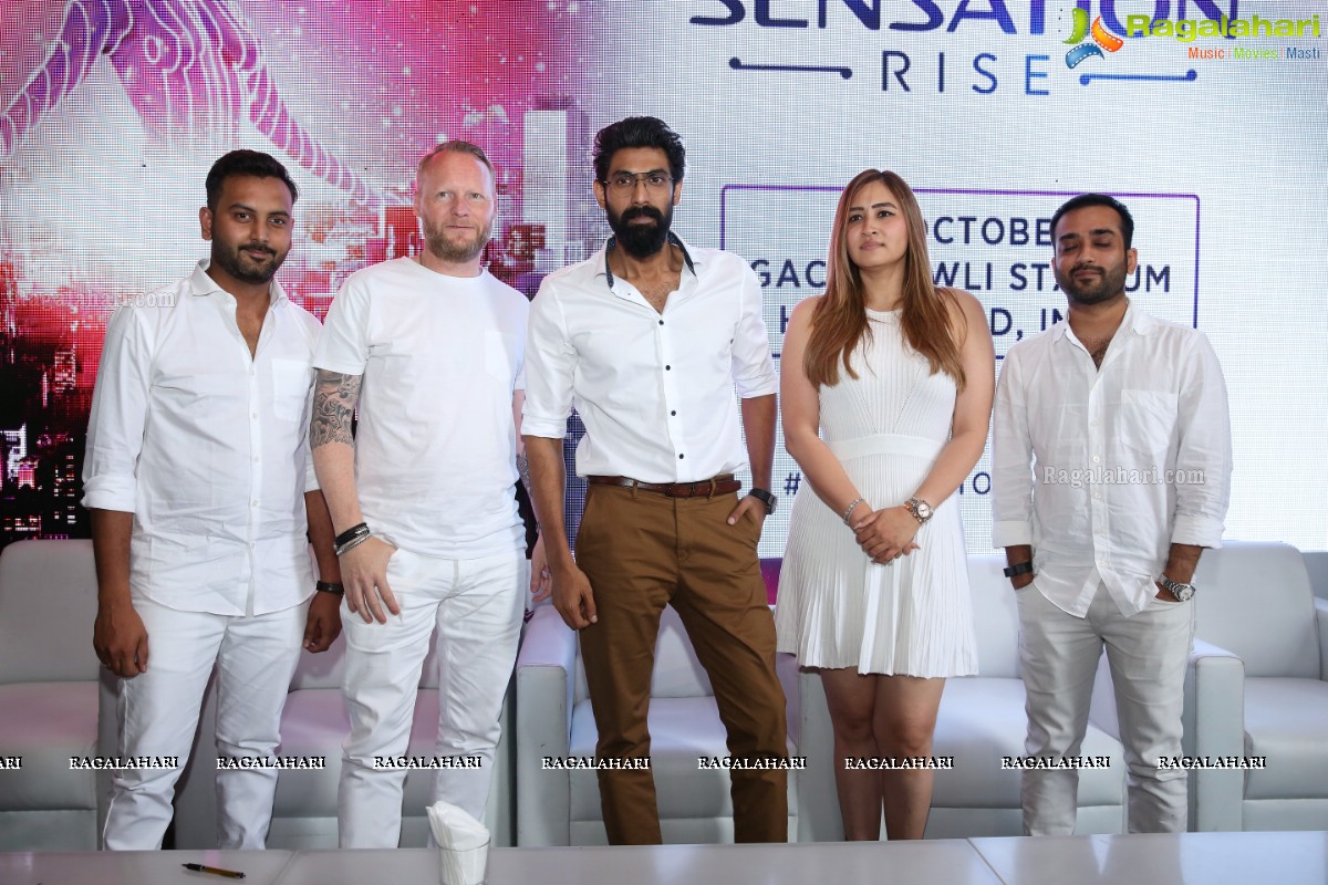 Curtain Raiser of Sensation Rise 2018 at Air Live, Jubilee Hills, Hyderabad