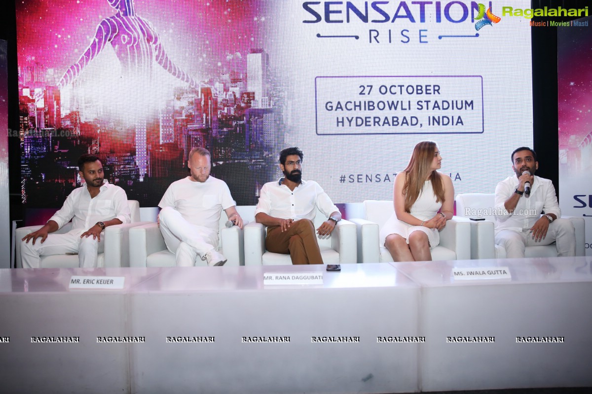 Curtain Raiser of Sensation Rise 2018 at Air Live, Jubilee Hills, Hyderabad
