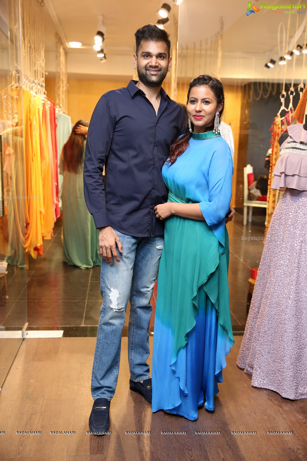 Sreeja Kalyan inaugurates Sheetall Nahata Couture at Jubilee Hills, Hyderabad