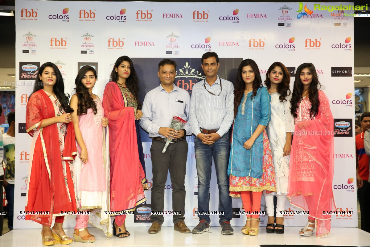 Tete-A-Tete with fbb Colors Femina Miss India 2018 2nd Runner Up Ms Shreya Rao at Big Bazaar, Ameerpet, Hyderabad