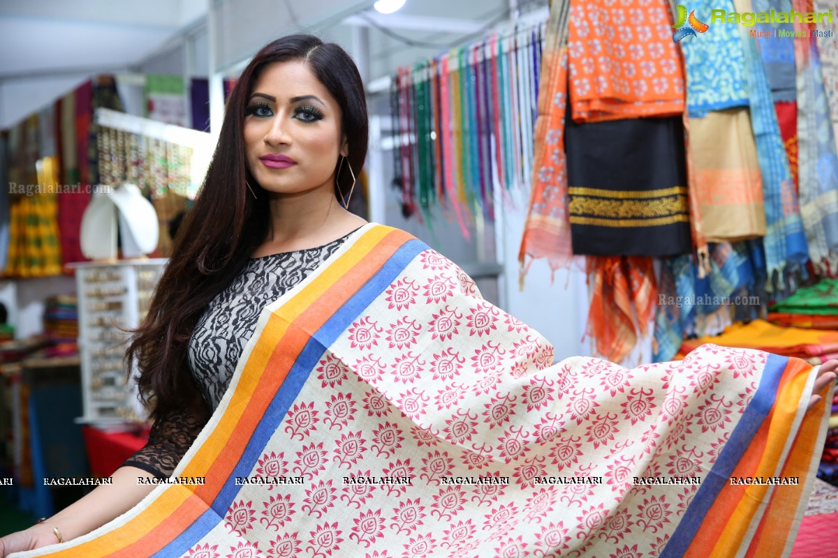 Yashu Mashetty launches Silk and Cotton Expo at Sri Satya Sai Nigamagamam