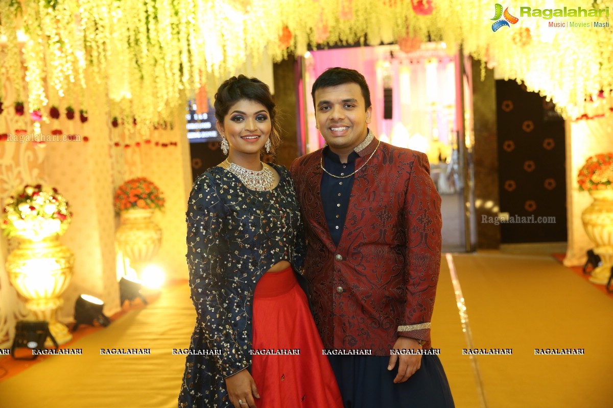 Grand Wedding Reception of Ambica Vinayaka Surya Kumar with Preethika Lakshmi at JRC Conventions & Trade Fairs