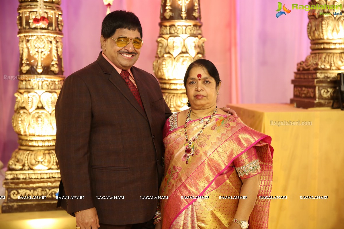 Grand Wedding Reception of Ambica Vinayaka Surya Kumar with Preethika Lakshmi at JRC Conventions & Trade Fairs