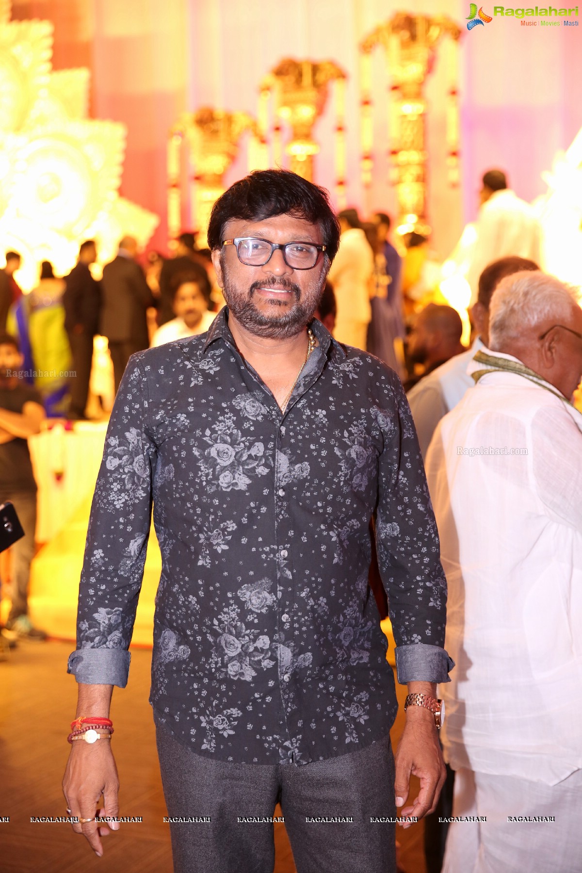 Grand Wedding Reception of Ambica Vinayaka Surya Kumar with Preethika Lakshmi at JRC Conventions & Trade Fairs