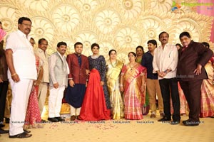 Ambica Krishna Grandson Wedding Reception